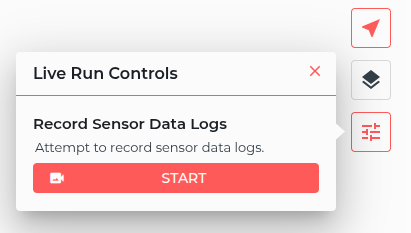 Sensor Data Recording Is Ready To Be Started
